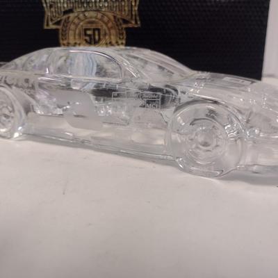 Sale Photo Thumbnail #1126: Dale Earnhardt Clear Etched Crystal Glass #3 Goodwrench Service NASCAR 1999 Monte Carlo with Box Not Original to this Car