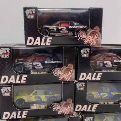 Sale Photo Thumbnail #1140: Set of 14 Die Cast PIt Stop Series Dale Earnhardt #3 NASCAR Stock Car Racing in Original Boxes