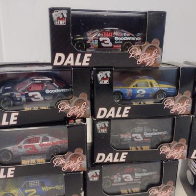 Sale Photo Thumbnail #1138: Set of 14 Die Cast PIt Stop Series Dale Earnhardt #3 NASCAR Stock Car Racing in Original Boxes