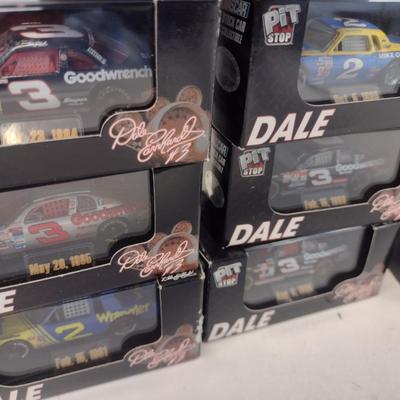 Sale Photo Thumbnail #1142: Set of 14 Die Cast PIt Stop Series Dale Earnhardt #3 NASCAR Stock Car Racing in Original Boxes