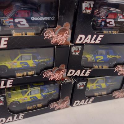 Sale Photo Thumbnail #1143: Set of 14 Die Cast PIt Stop Series Dale Earnhardt #3 NASCAR Stock Car Racing in Original Boxes