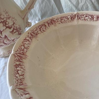 Sale Photo Thumbnail #285: Large Ceramic Washbasin Set (Set of 2)