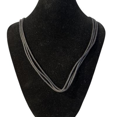 RLM Studio Sterling Teardrop Cord Necklace