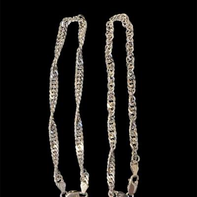 2 Sterling Silver Bracelets