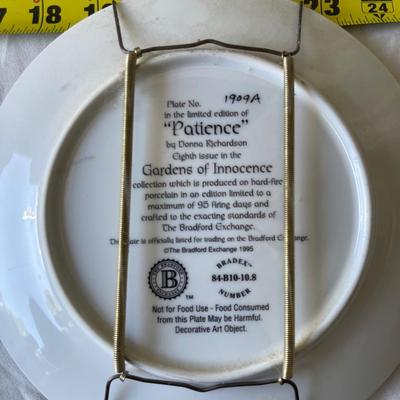 Sale Photo Thumbnail #324: Bradford Exchange Garden of Innocence Decorative Plates (Set of 5)