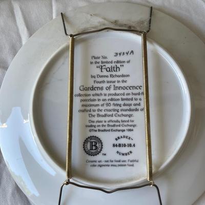 Sale Photo Thumbnail #321: Bradford Exchange Garden of Innocence Decorative Plates (Set of 5)