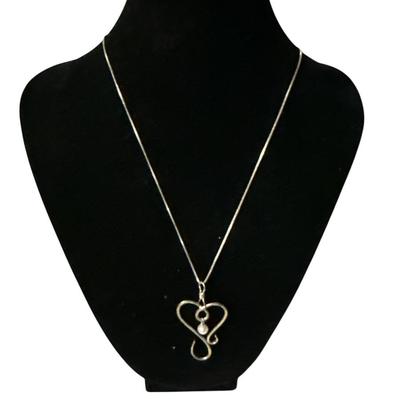 Sterling Silver Heart Necklace