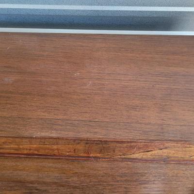 Sale Photo Thumbnail #418: 36" wide, 19" deep not folded out, 33" deep folded out, 42" tall, small amount of staining on very top, amazing piece.