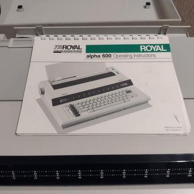 Royal Electric Typewriter- Model Alpha 600