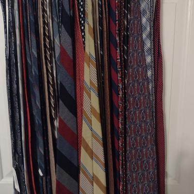 Collection of Silk Neck Ties- Assorted Makers