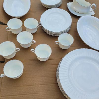 Sale Photo Thumbnail #443: Looks nev a r to be used, complete serving set including the extras. This is immaculate and not a chip out of anything, each piece sells for a fair amount on ebay andbive never had a complete set, without anything missing that had nary a chip.