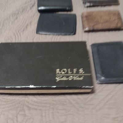 Collection of Men's Wallets- Assorted Makers- Most in Used Condition