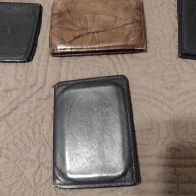 Collection of Men's Wallets- Assorted Makers- Most in Used Condition