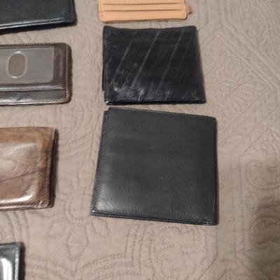 Collection of Men's Wallets- Assorted Makers- Most in Used Condition