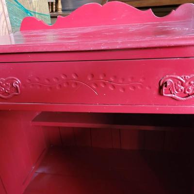 Sale Photo Thumbnail #464: In amazing shape, 28" wide15" deep, 29" tall with interior shelves, top has small scratches on it.
