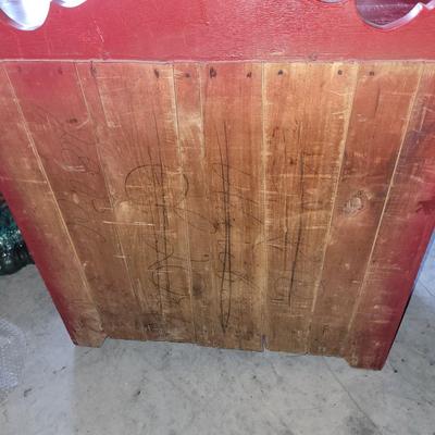 Sale Photo Thumbnail #468: In amazing shape, 28" wide15" deep, 29" tall with interior shelves, top has small scratches on it.