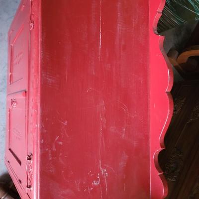 Sale Photo Thumbnail #460: In amazing shape, 28" wide15" deep, 29" tall with interior shelves, top has small scratches on it.