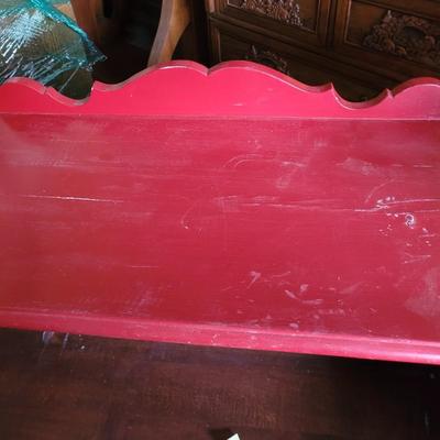 Sale Photo Thumbnail #466: In amazing shape, 28" wide15" deep, 29" tall with interior shelves, top has small scratches on it.