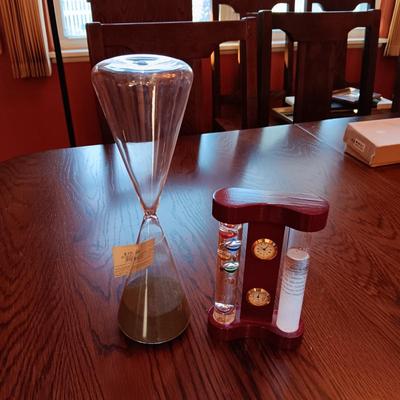ANOTHER HOURGLASS AND A GALILEO WEATHER STATION