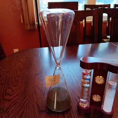 ANOTHER HOURGLASS AND A GALILEO WEATHER STATION
