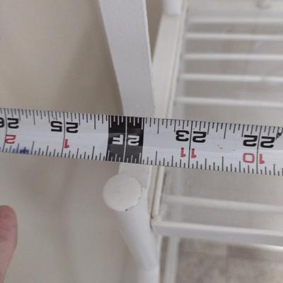 Metal Linen/Storage Shelf- Approx 24" x 11 3/4" x 68" Tall
