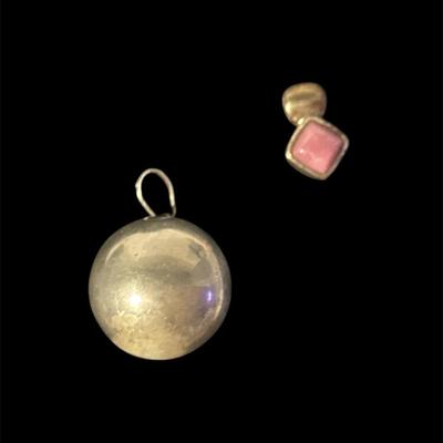 2 Sterling Silver Pendants
