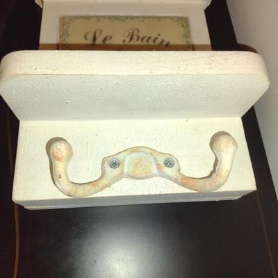 Wall Mounted Soap Holder with Towel Hook