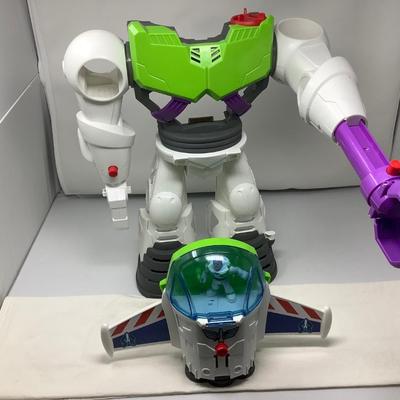 Sale Photo Thumbnail #116: You get this large Buzz Light Year with a mini Buzz Light Year and also the TMNT Pizza Plant play station.
