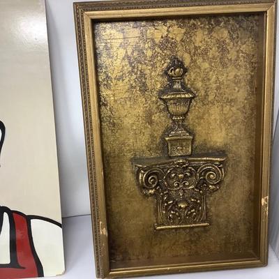 Sale Photo Thumbnail #26: KFC picture of the Colonel Sanders Art Decor, loom maker, painted bottle, dance picture, art deco picture.