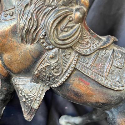 Sale Photo Thumbnail #593: Made from pot metal, great bronze coloring!
