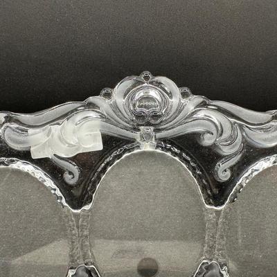 Mikasa “Princess” Triple Oval Glass Picture Frame