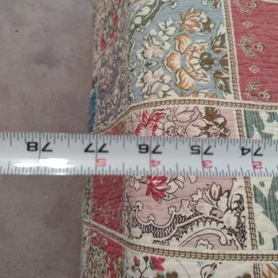 Queen Size Bed with Head and Foot Board- Approx 60" Wide, 76" Long