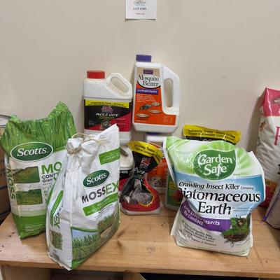 G945 Lot Of Repellent, Mole Out, Snake-A-Way, Moss Control, Crawling Insect Killer
