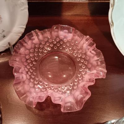 CUT GLASS AND FENTON BOWLS, SHAKERS AND MORE