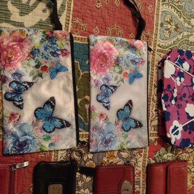 Collection of Ladies Wallets and Cosmetic Bags