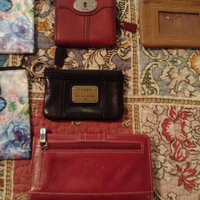 Collection of Ladies Wallets and Cosmetic Bags