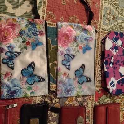 Collection of Ladies Wallets and Cosmetic Bags