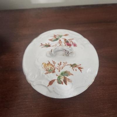 5 Piece Empire Trenton June Rose Antique Porcelain Victorian Floral Bowl Pitcher