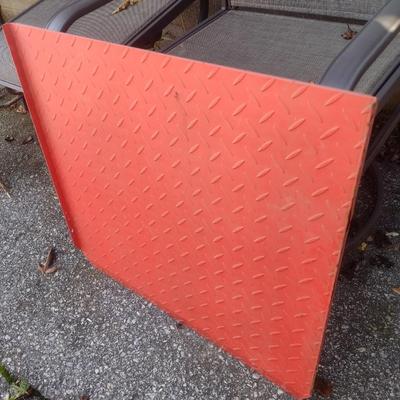 Hydraulic Motorcycle Shop Lift Steel Plate Platform