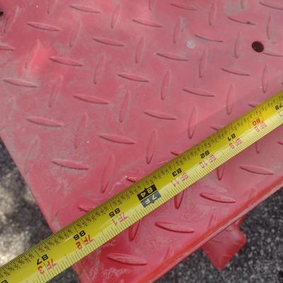 Hydraulic Motorcycle Shop Lift Steel Plate Platform
