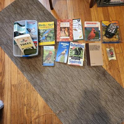 Collection of Audubon Books Birds, mammals, Night Sky w Monocular, Bird Call