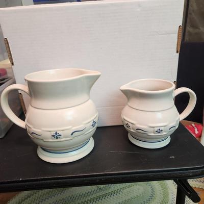 2 Longaberger Basket Pitchers