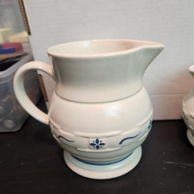 2 Longaberger Basket Pitchers