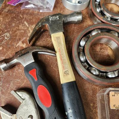Box Lot Tools Kent, Snap-on , Black and Decker , hammers, Craftsman Vise Grip