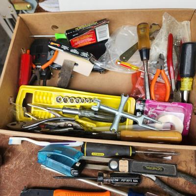 Misc. Tool Lot Stanley Pep Boys Sockets, Drivers, Blue Point