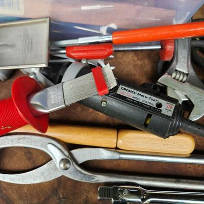 Another Misc. Tool Lot Stanley, Dremel Moto tool Magnetic Pickup tool and more see pics