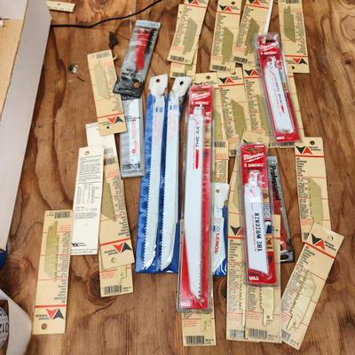 Lot of Saw Blades Milwaukee Sawzall , Vermont American