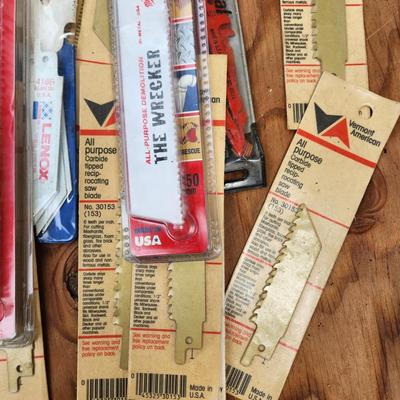 Lot of Saw Blades Milwaukee Sawzall , Vermont American