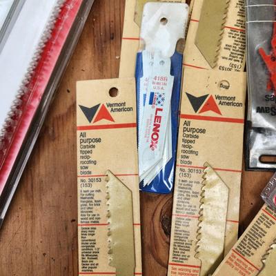 Lot of Saw Blades Milwaukee Sawzall , Vermont American
