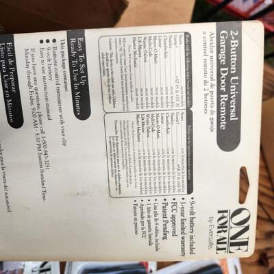 Lot of One for All Garage Door Openers